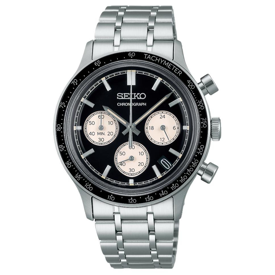 Seiko Мужские часы SPORT Collection с кварцевым механизмом, ремешком из нержавеющей стали, диаметром 38,7 мм, черным циферблатом
Seiko Мужские часы SPORT Collection с кварцевым механизмом, ремешком из нержавеющей стали, диаметром 38,7 мм, черным циферблатом