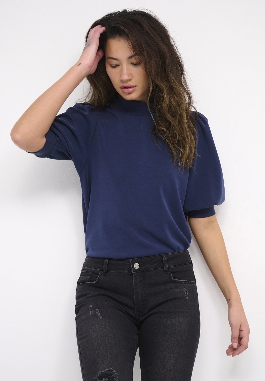 Блузка My Essential Wardrobe с коротким рукавом, синий
Блузка My Essential Wardrobe с коротким рукавом, синий