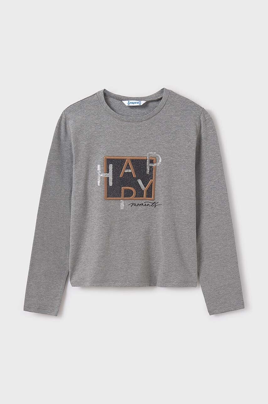 Детская футболка Mayoral с длинными рукавами, серый
Детская футболка Mayoral с длинными рукавами, серый