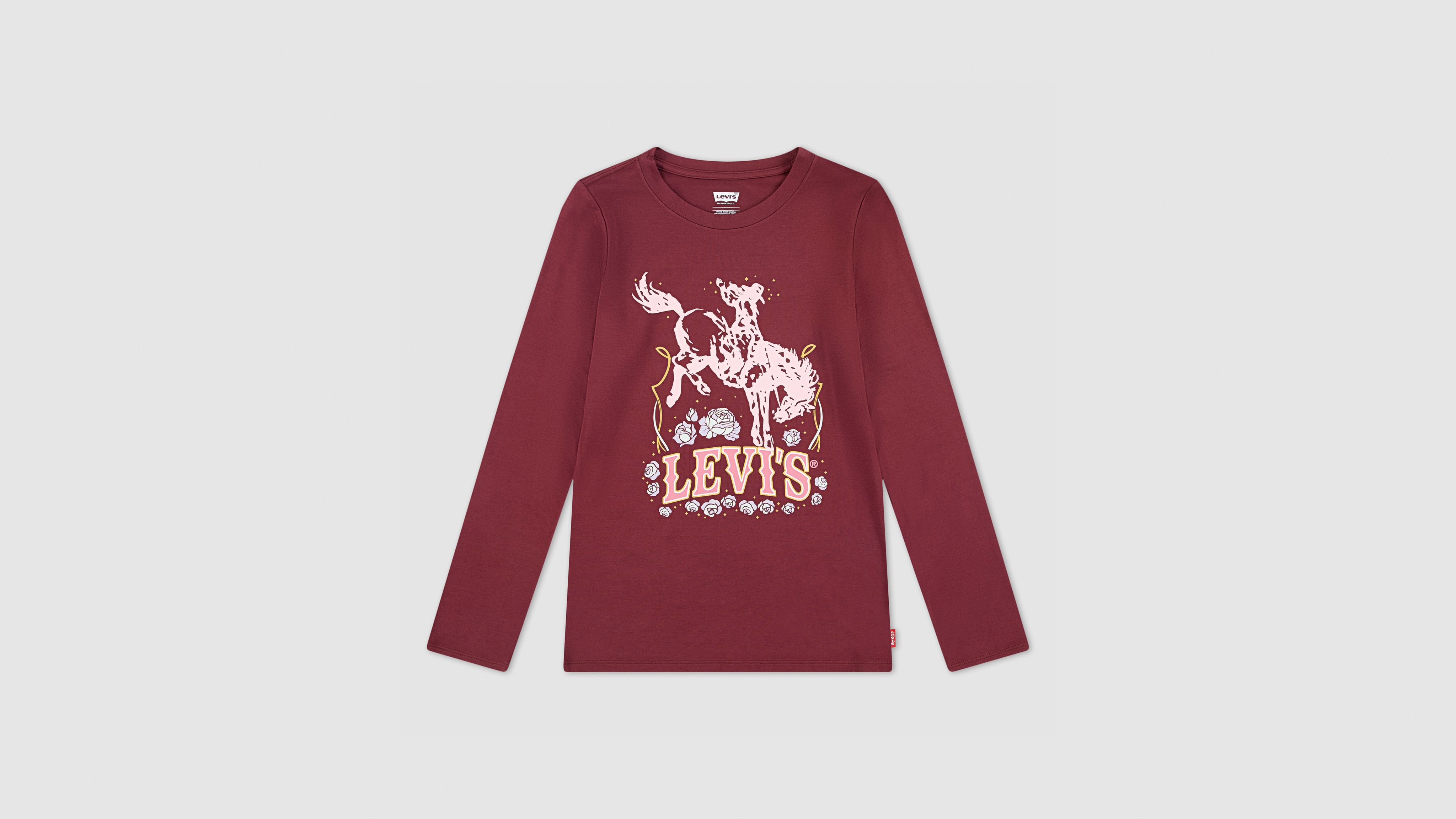 Футболка Ls Horse для больших девочек S-xl Levi's, Chocolate Truffle - Brown
Футболка Ls Horse для больших девочек S-xl Levi's, Chocolate Truffle - Brown