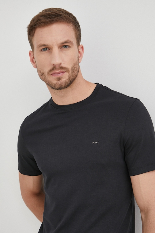 Хлопковая футболка Michael Kors, черный 
Хлопковая футболка Michael Kors, черный