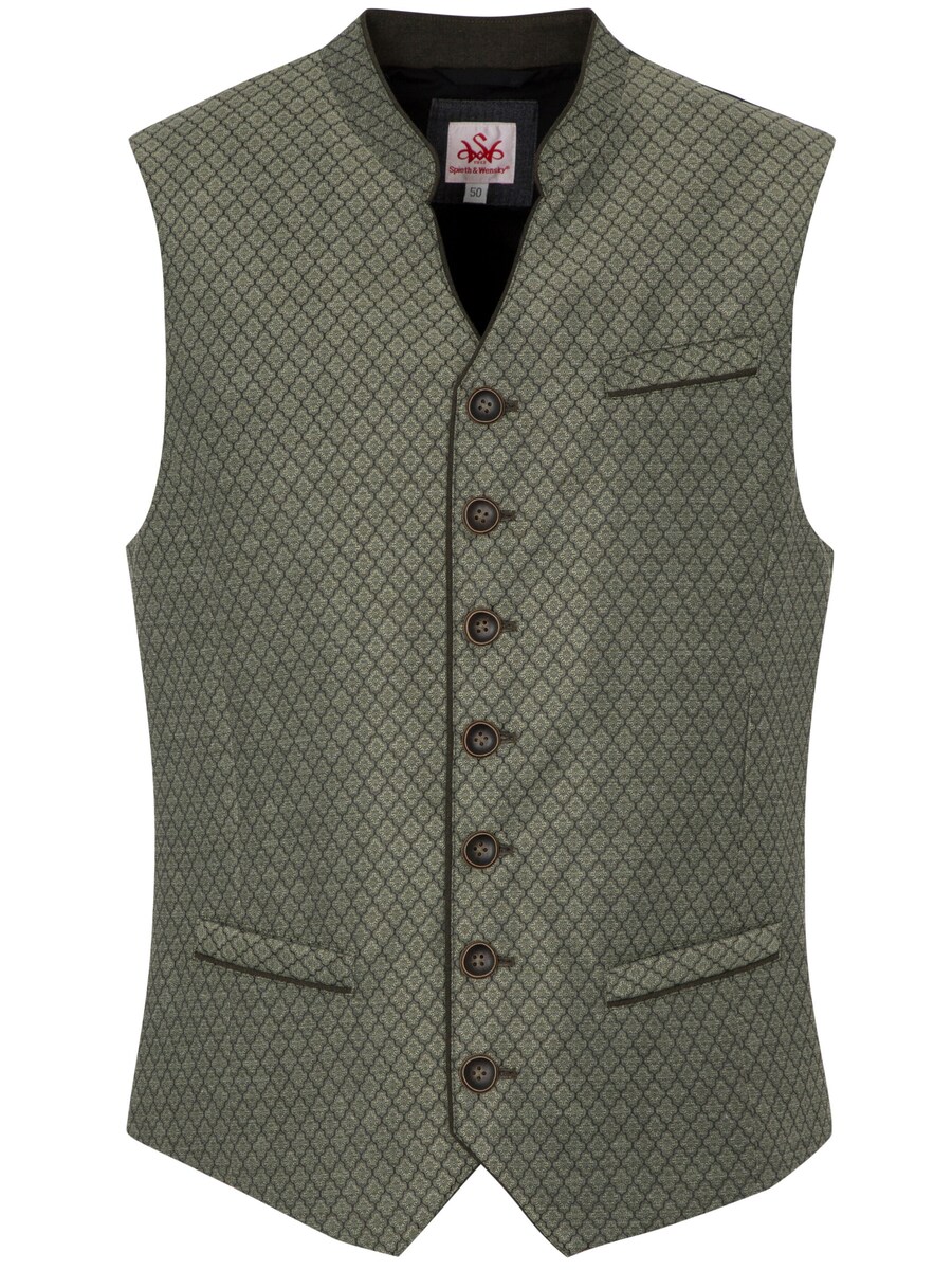 Традиционный жилет SPIETH & WENSKY Ean, светло-зеленый 
Традиционный жилет SPIETH & WENSKY Ean, светло-зеленый