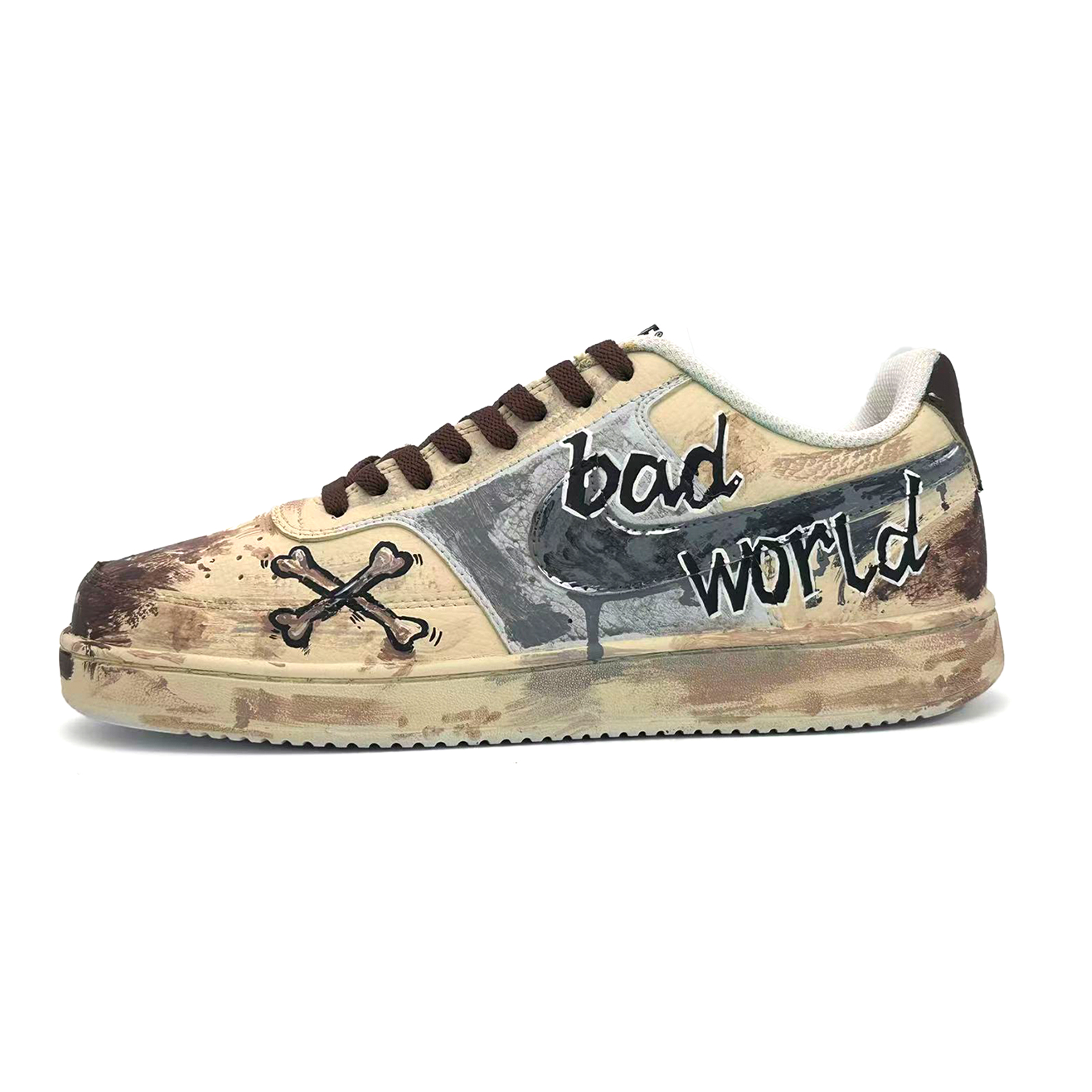 Кроссовки для скейтбординга Court Vision 1 Wasteland World устойчивые к истиранию дышащие низкие мужские Nike, желтый
Кроссовки для скейтбординга Court Vision 1 Wasteland World устойчивые к истиранию дышащие низкие мужские Nike, желтый