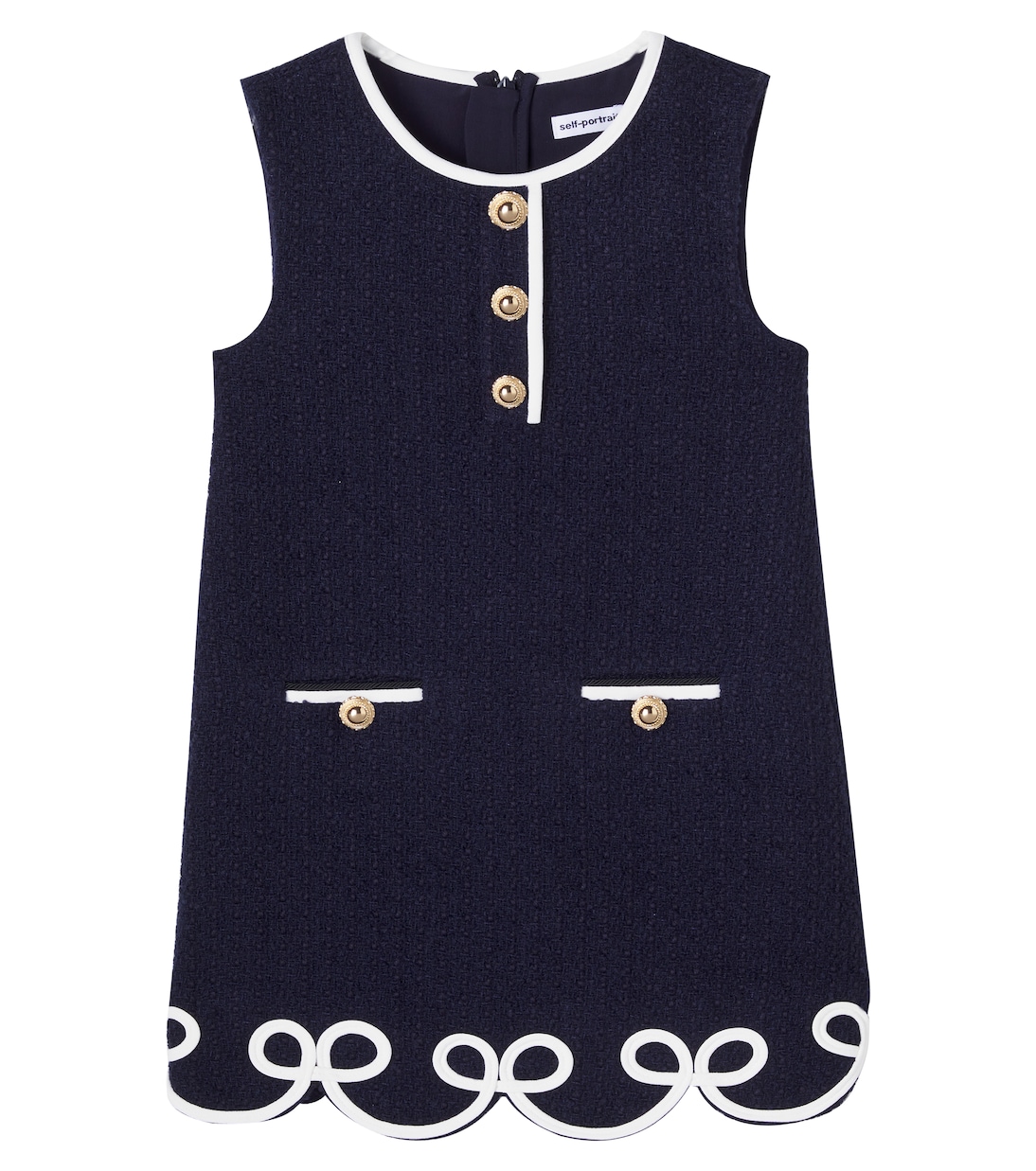 Платье букле Self-Portrait Kids, синий
Платье букле Self-Portrait Kids, синий