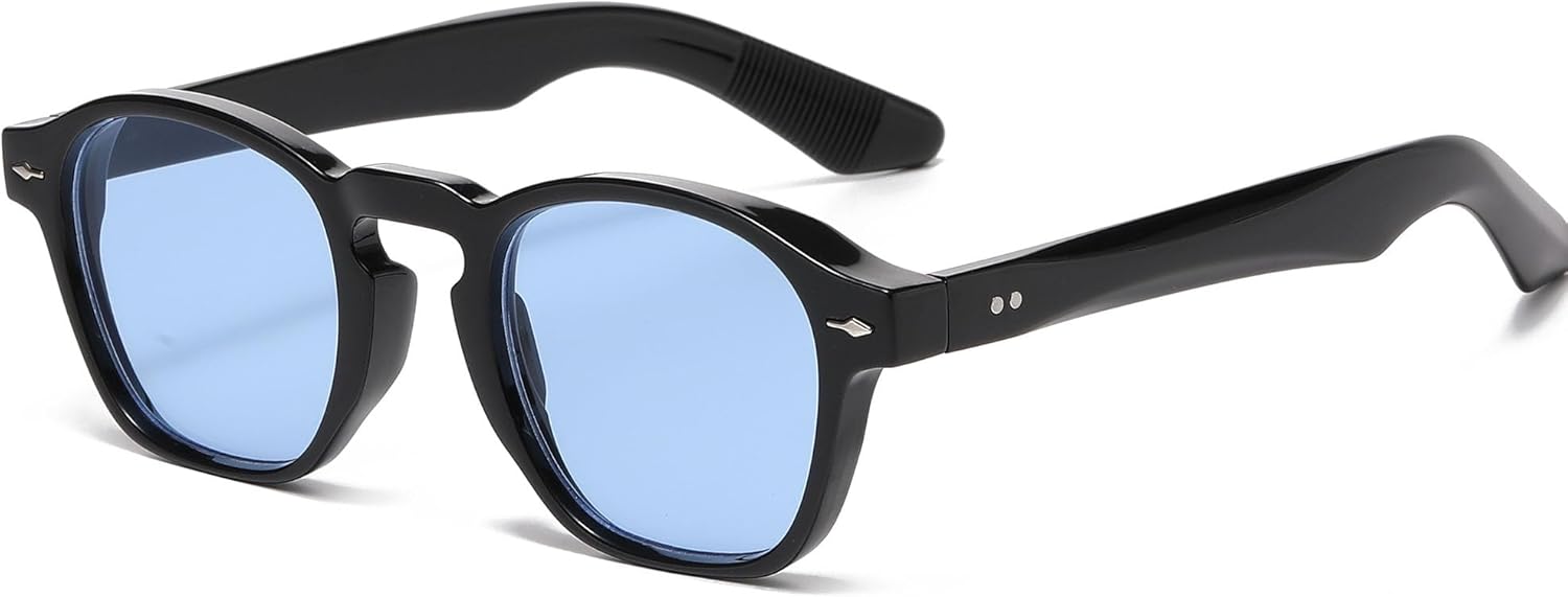 Солнцезащитные очки Onrtry Retro Square Round для женщин и мужчин, модные круглые солнцезащитные очки, тонкие кубические очки с защитой от УФ-излучения UV 400, A06 Black Frame/Blue Lens
Солнцезащитные очки Onrtry Retro Square Round для женщин и мужчин, модные круглые солнцезащитные очки, тонкие кубические очки с защитой от УФ-излучения UV 400, A06 Black Frame/Blue Lens