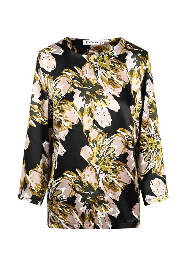 Атласная рубашка с цветочным принтом черного/розового цвета Bicalla, мультиколор
Атласная рубашка с цветочным принтом черного/розового цвета Bicalla, мультиколор