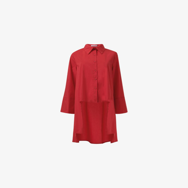 Рубашка Leem с асимметричным подолом, синий
Рубашка Leem с асимметричным подолом, синий