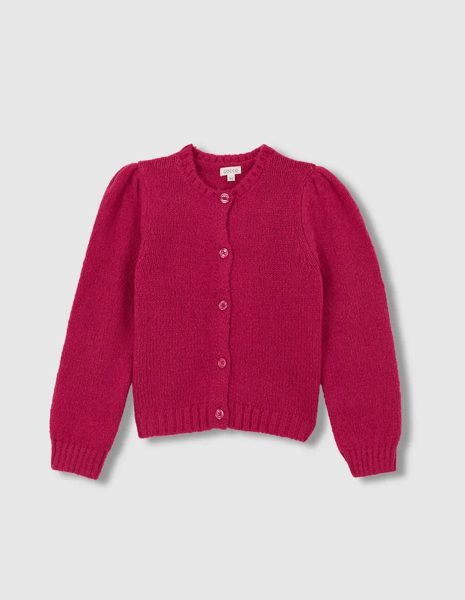 Детская куртка с буфами на рукавах Gocco, фуксия
Детская куртка с буфами на рукавах Gocco, фуксия