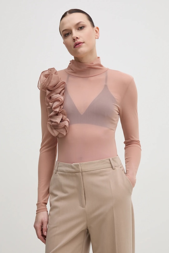 Лонгслив Sisley, оранжевый 
Лонгслив Sisley, оранжевый