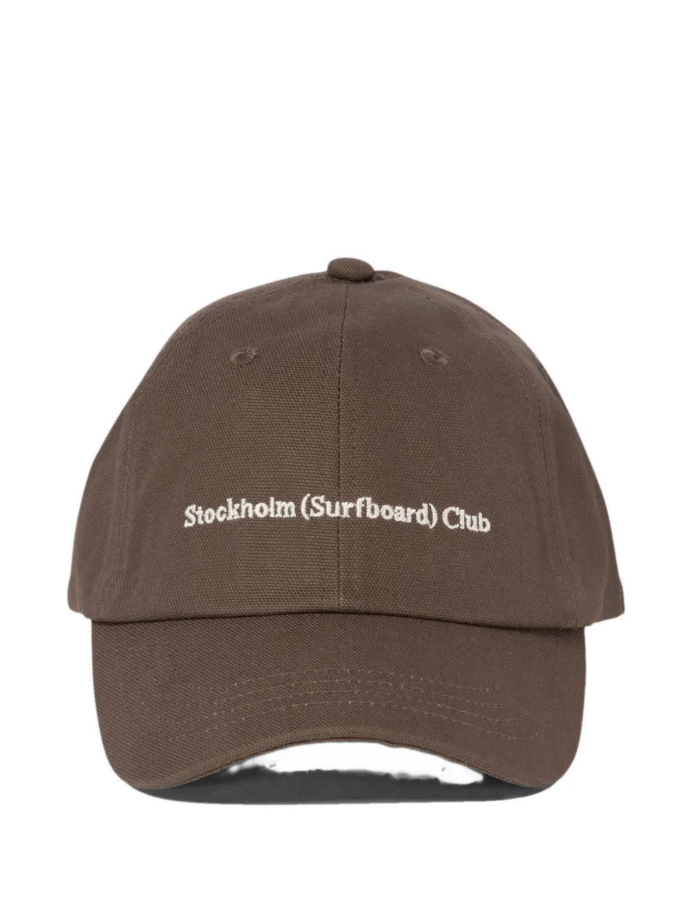 Бейсболка с вышитым логотипом Stockholm Surfboard Club, коричневый
Бейсболка с вышитым логотипом Stockholm Surfboard Club, коричневый