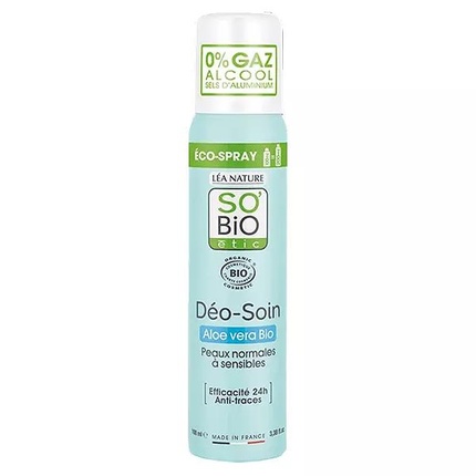 Дезодорант So Bio Etic Care Aloe Vera Organic 24h Effect Sensitive Skin Spray 100ml
Дезодорант So Bio Etic Care Aloe Vera Organic 24h Effect Sensitive Skin Spray 100ml