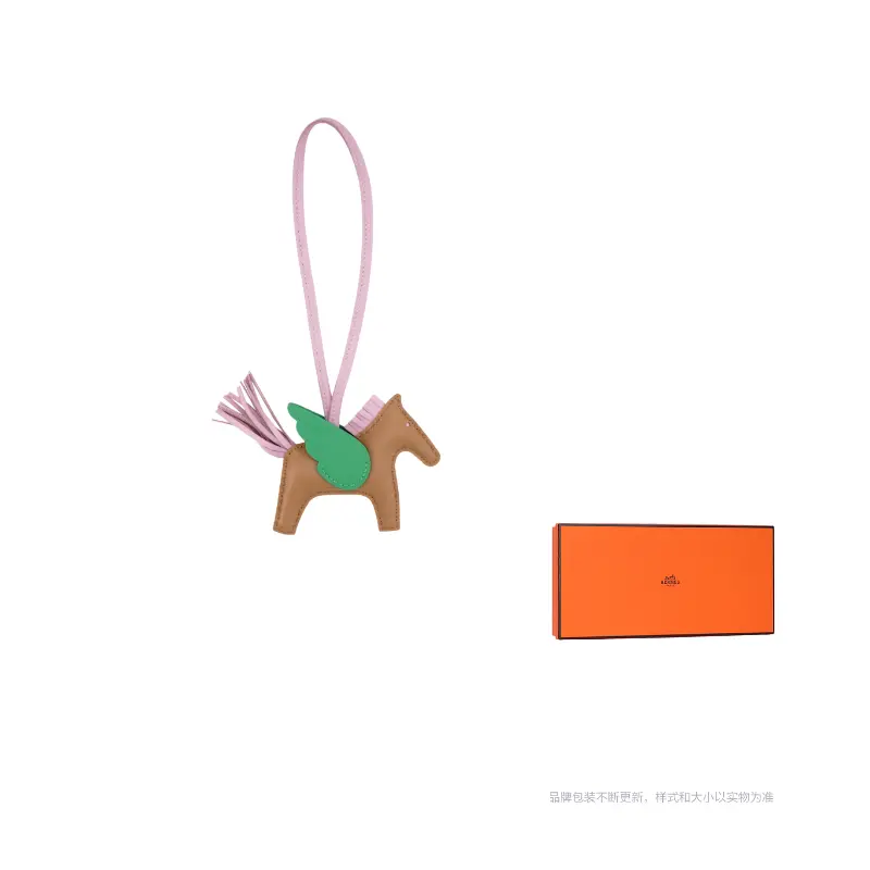 HERMES Кожаный кулон унисекс коричневый, Brown 
HERMES Кожаный кулон унисекс коричневый, Brown