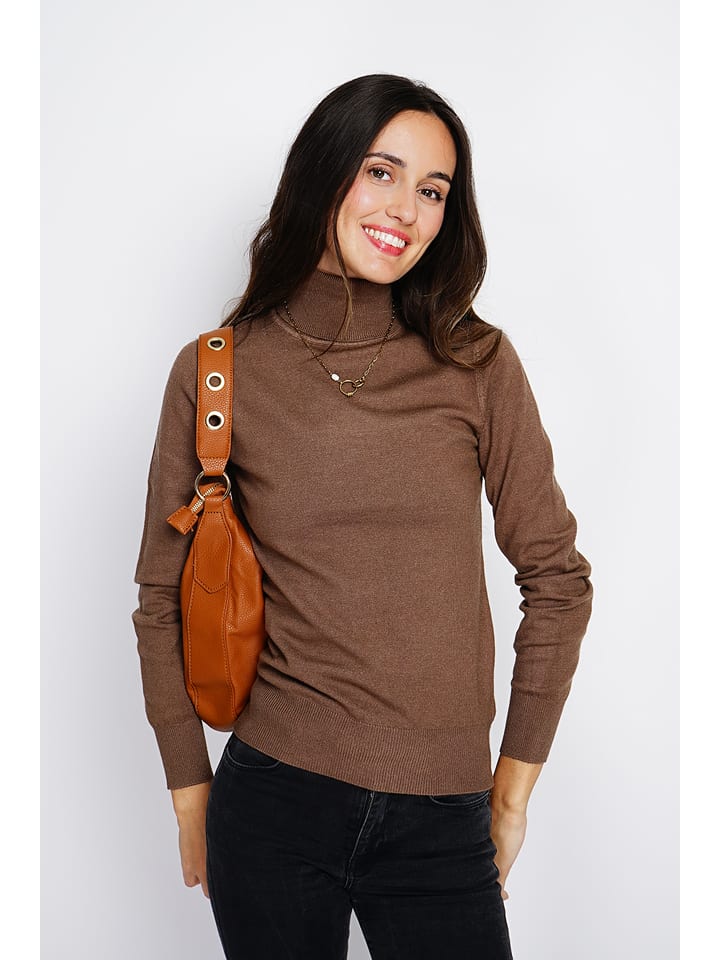 Кашемировый пуловер ASSUILI, коричневый
Кашемировый пуловер ASSUILI, коричневый