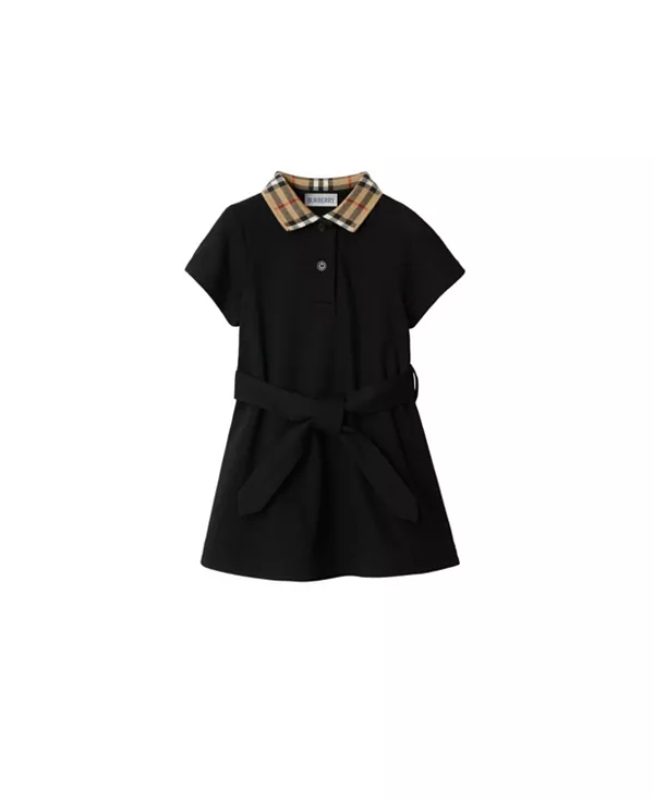 Платье-Поло из хлопка в клетку с воротником для девочек - для малышек Burberry, черный
Платье-Поло из хлопка в клетку с воротником для девочек - для малышек Burberry, черный