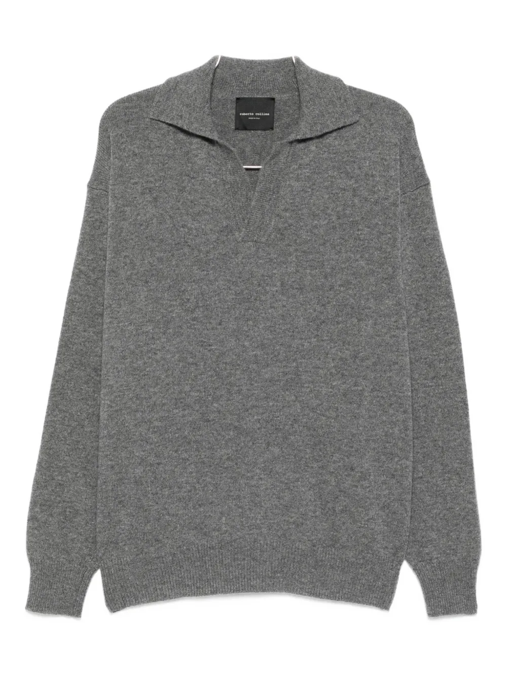 Свитер с V-образным вырезом Roberto Collina, серый
Свитер с V-образным вырезом Roberto Collina, серый