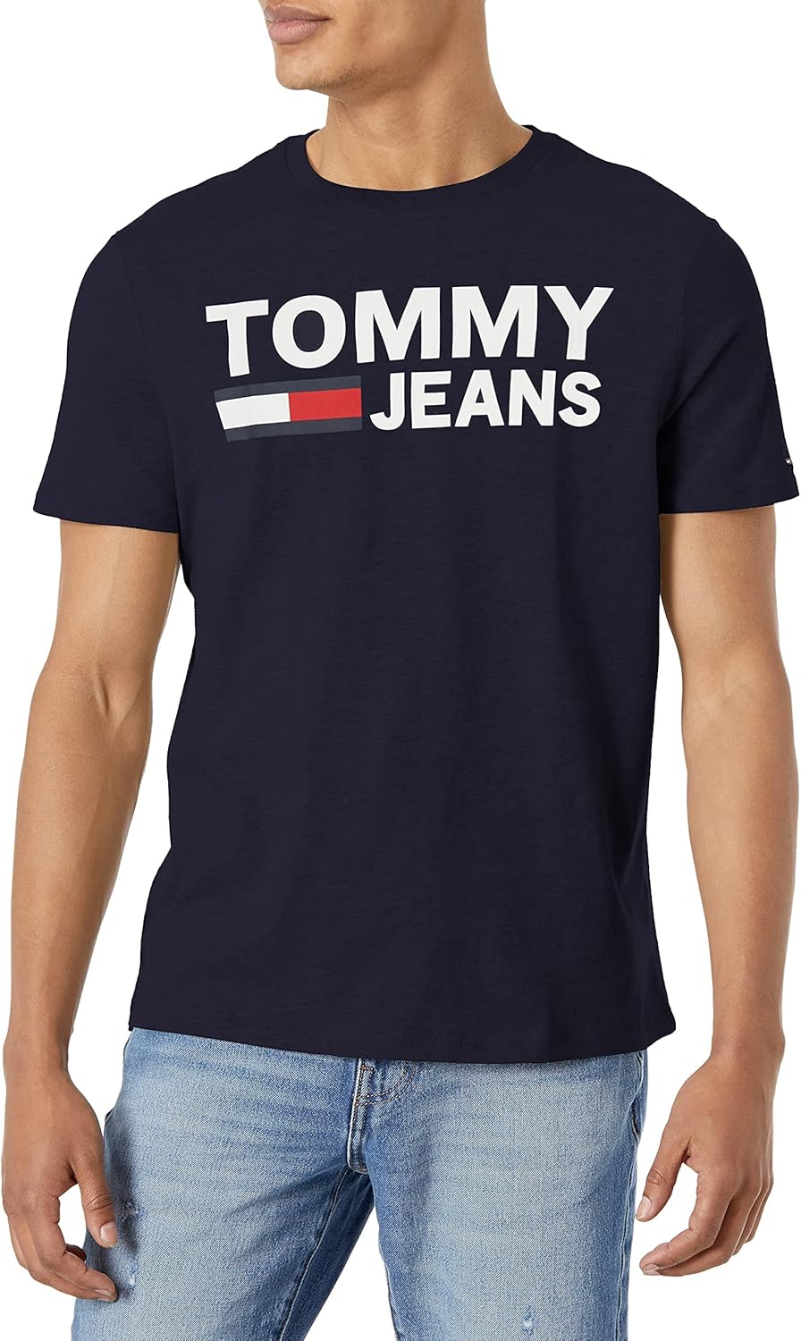 Мужская футболка Tommy Hilfiger с логотипом
Мужская футболка Tommy Hilfiger с логотипом