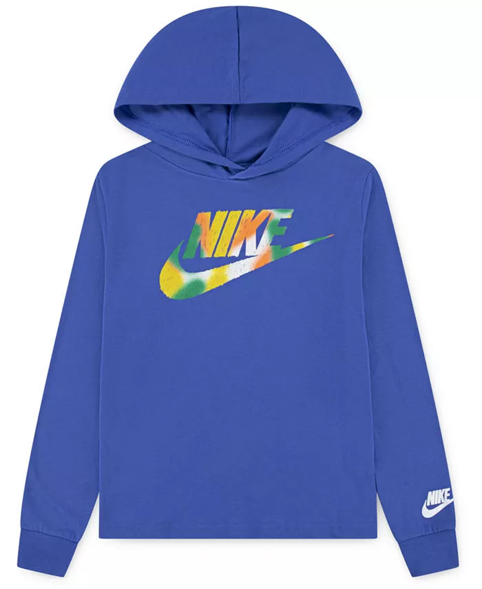 Детская толстовка с капюшоном и длинным рукавом Club Revealed для малышей и мальчиков Nike, синий
Детская толстовка с капюшоном и длинным рукавом Club Revealed для малышей и мальчиков Nike, синий