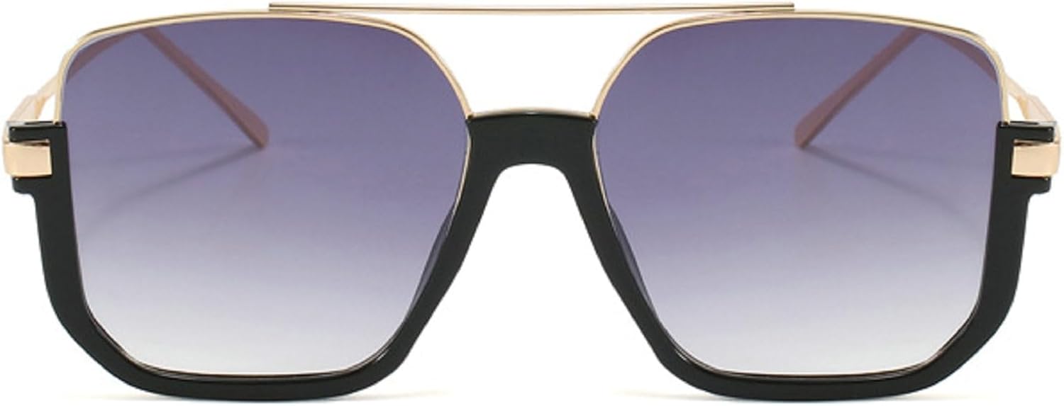 Винтажные солнцезащитные очки большого размера 2024 года для женщин, ретро, большие квадратные солнцезащитные очки, защита от УФ-излучения UV400, размер N45 mincl, Gradient Gray
Винтажные солнцезащитные очки большого размера 2024 года для женщин, ретро, большие квадратные солнцезащитные очки, защита от УФ-излучения UV400, размер N45 mincl, Gradient Gray