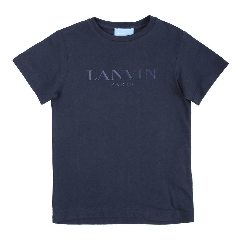 Темно-синяя футболка с логотипом Lanvin, синий
Темно-синяя футболка с логотипом Lanvin, синий