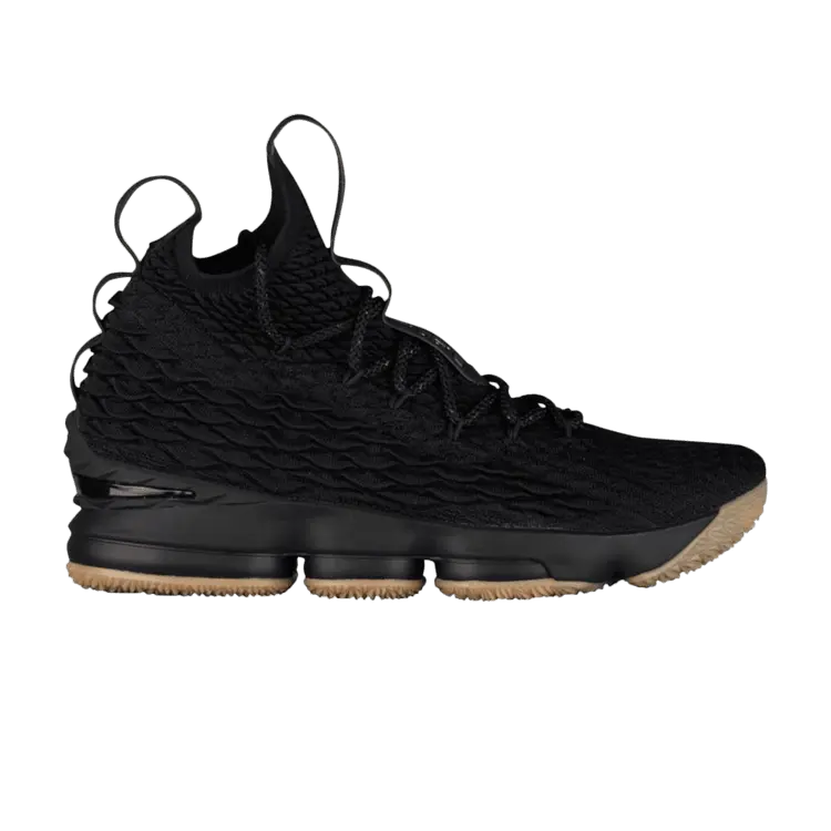 Кроссовки Nike Lebron 15 EP 'Black Gum', черный 
Кроссовки Nike Lebron 15 EP 'Black Gum', черный