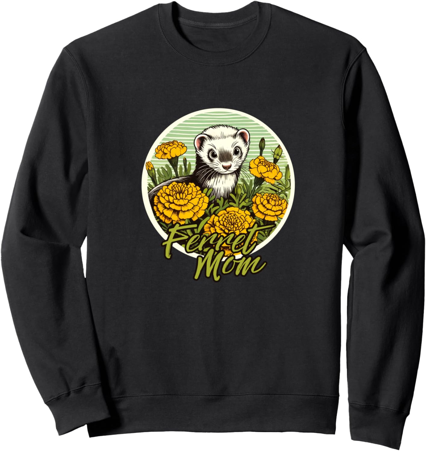 Винтажное изображение мамы-хорька, милый хорек. Толстовка Ferret Snugg, черный
Винтажное изображение мамы-хорька, милый хорек. Толстовка Ferret Snugg, черный