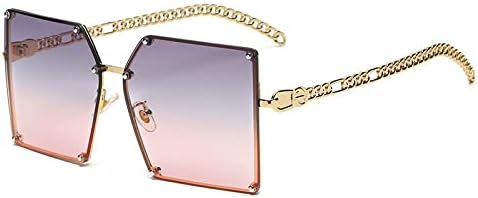 Солнцезащитные очки с градиентным переходом цвета 2027 года, металлические, увеличенные, квадратные, модная оправа, заклепки, линзы, дужки из сплава, цепочка MTZJH, Grey Pink
Солнцезащитные очки с градиентным переходом цвета 2027 года, металлические, увеличенные, квадратные, модная оправа, заклепки, линзы, дужки из сплава, цепочка MTZJH, Grey Pink