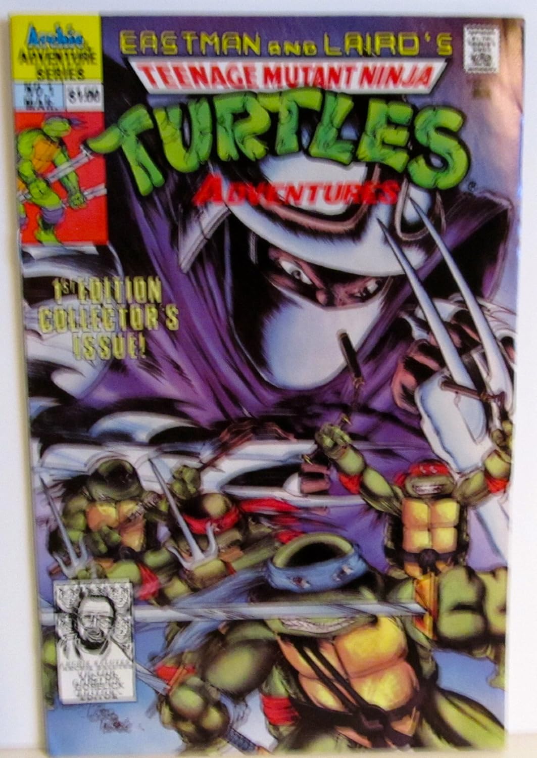 Teenage Mutant Ninja Turtles Adventures No. 1 First Edition (mirage studios)
Teenage Mutant Ninja Turtles Adventures No. 1 First Edition (mirage studios)
