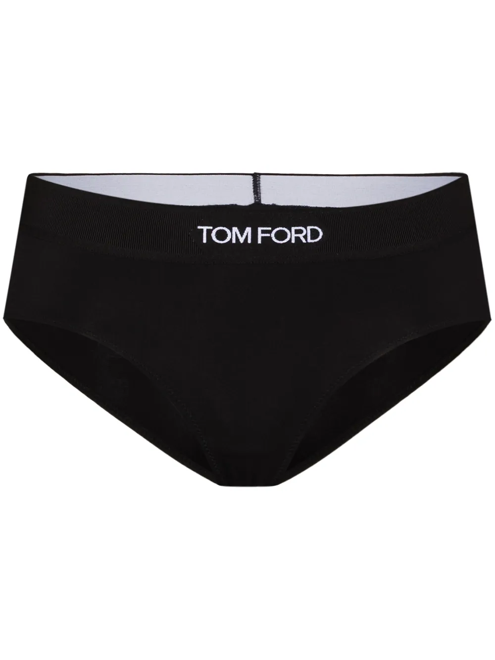 Трусы-брифы с логотипом TOM FORD, черный 
Трусы-брифы с логотипом TOM FORD, черный