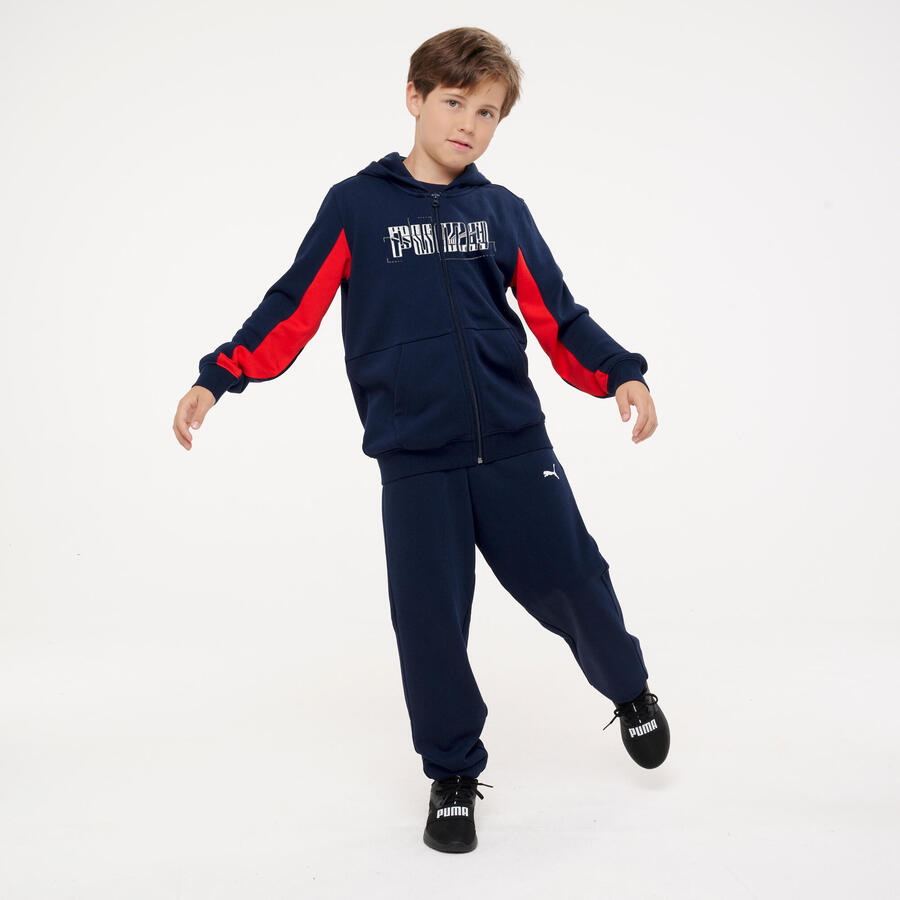 PUMA Детский спортивный костюм на молнии - синий/красный
PUMA Детский спортивный костюм на молнии - синий/красный