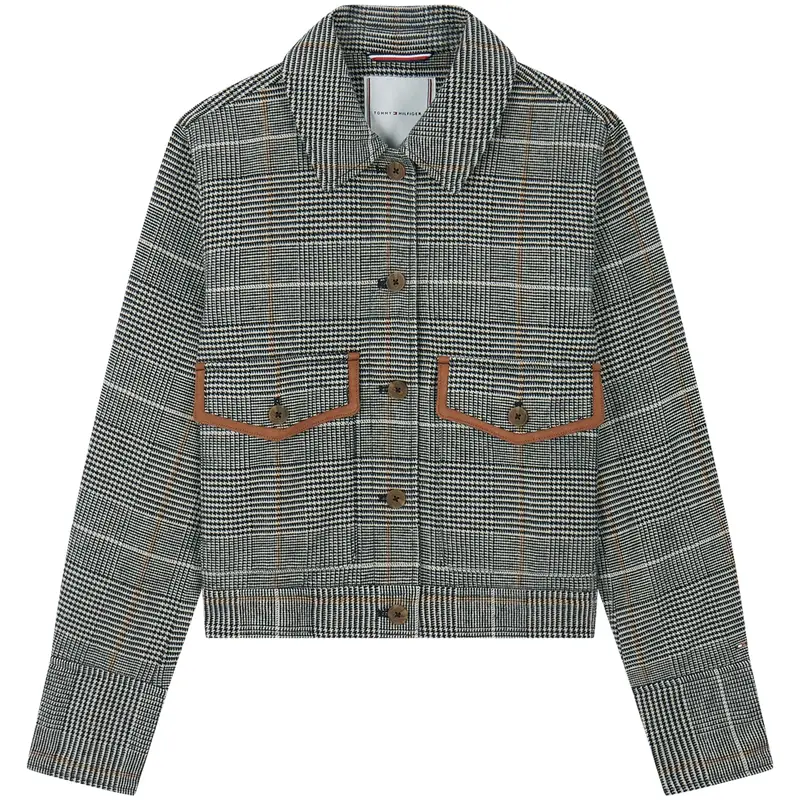 Tommy Hilfiger Куртка женская в черно-белую клетку, Black White Plaid 0IM
Tommy Hilfiger Куртка женская в черно-белую клетку, Black White Plaid 0IM