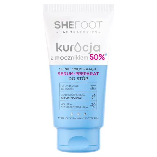 Сильно смягчающий сывороточный препарат для ног, 50 мл Shefoot
Сильно смягчающий сывороточный препарат для ног, 50 мл Shefoot