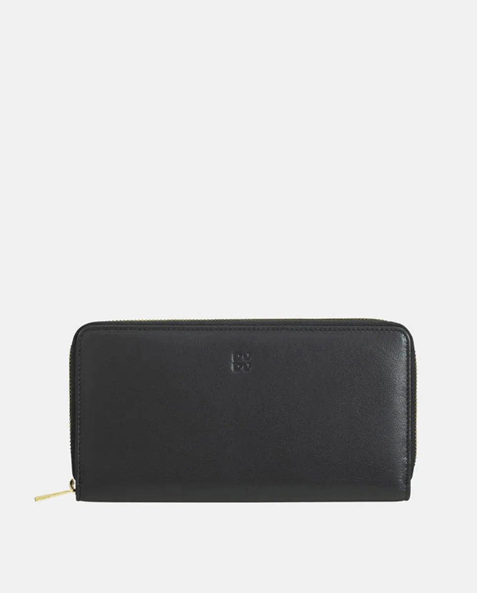 Большой бордовый кошелек на молнии Dudu, черный
Большой бордовый кошелек на молнии Dudu, черный