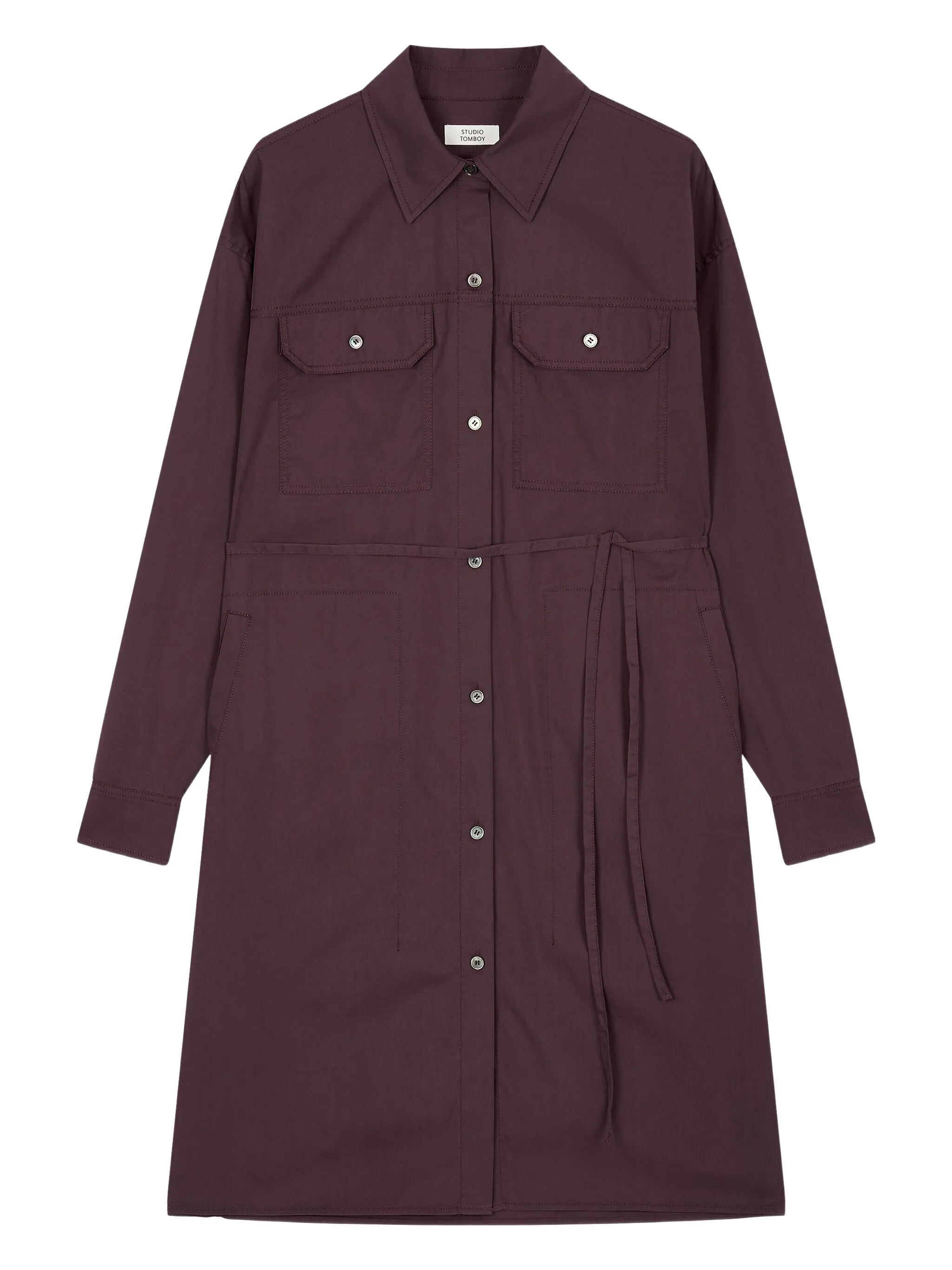 Платье-рубашка в стиле милитари Tomboy, красный
Платье-рубашка в стиле милитари Tomboy, красный
