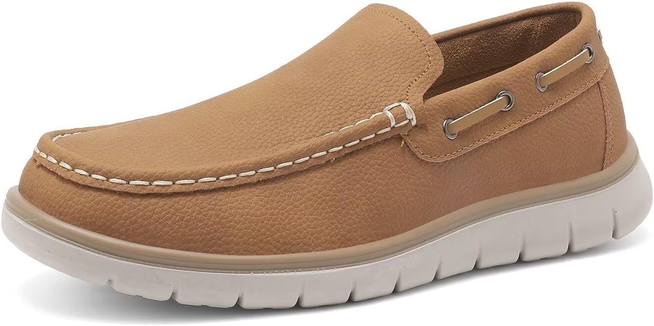 Мужские мокасины Cheval без шнурков, повседневные слипоны для офиса и вождения, удобная легкая обувь для прогулок, светло-коричневый
Мужские мокасины Cheval без шнурков, повседневные слипоны для офиса и вождения, удобная легкая обувь для прогулок, светло-коричневый