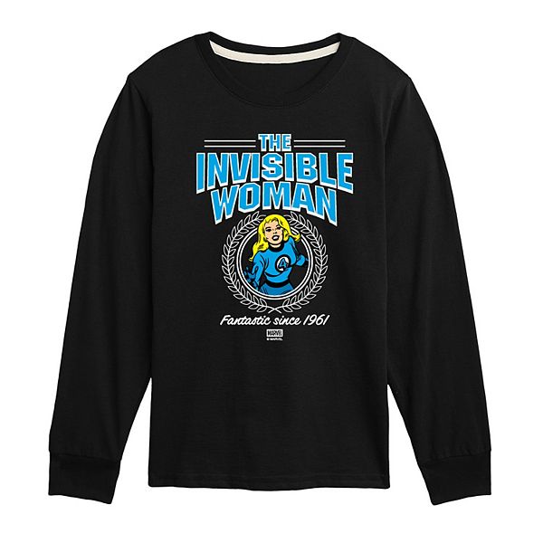 Футболка с длинным рукавом The Fantastic Four: First Steps Invisible Woman для мальчиков 8-20 Marvel, Black
Футболка с длинным рукавом The Fantastic Four: First Steps Invisible Woman для мальчиков 8-20 Marvel, Black