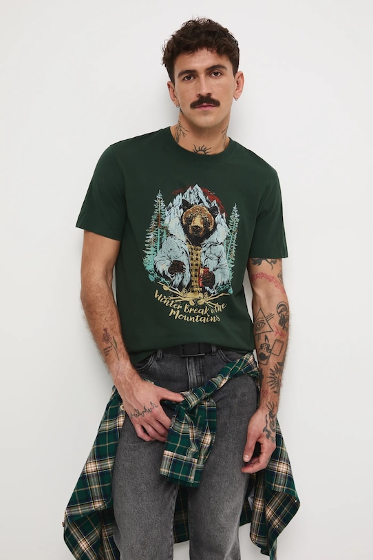 Хлопковая футболка Medicine, зеленый
Хлопковая футболка Medicine, зеленый