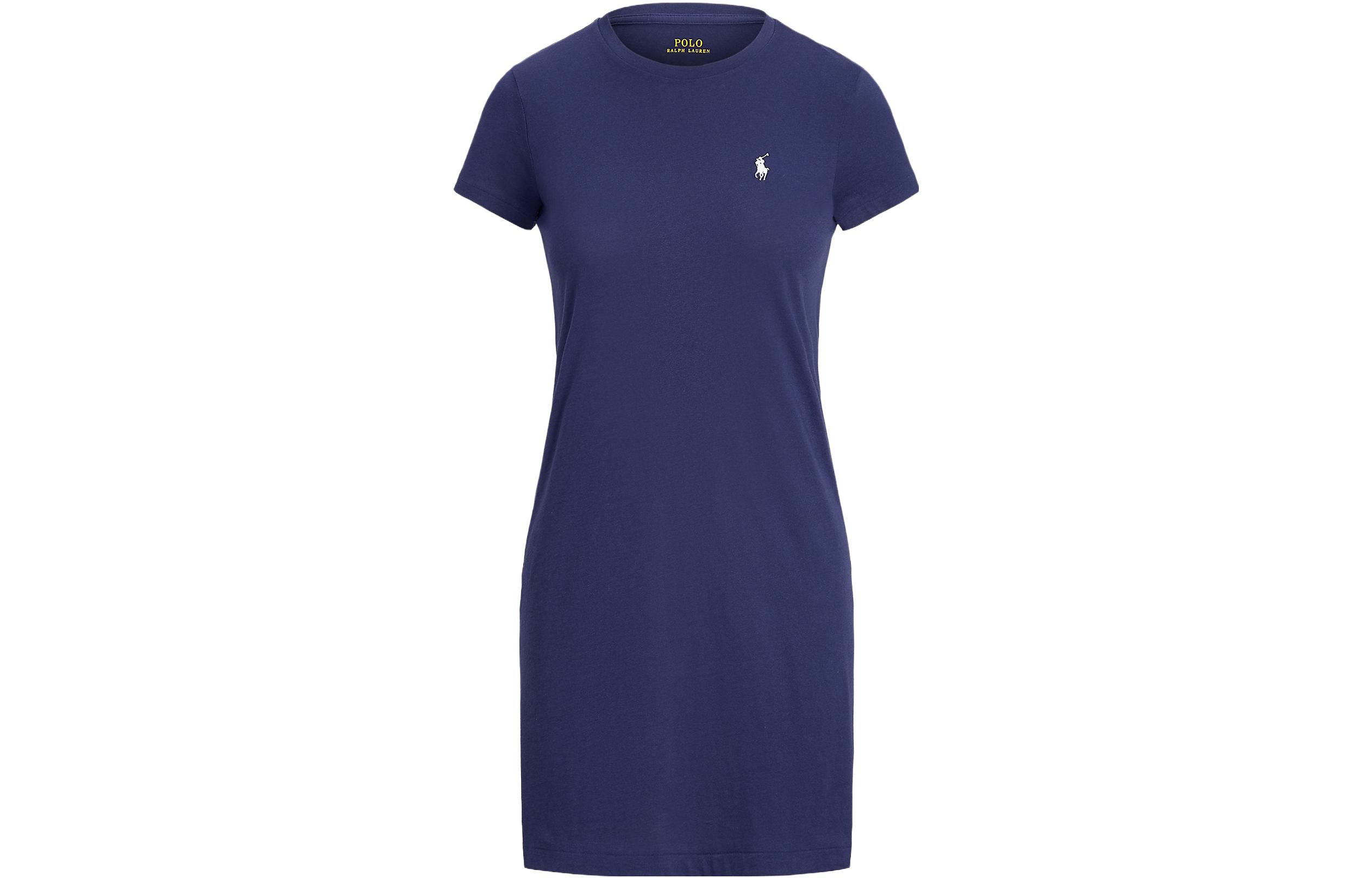 Женское платье с короткими рукавами Polo Ralph Lauren, темно-синий
Женское платье с короткими рукавами Polo Ralph Lauren, темно-синий