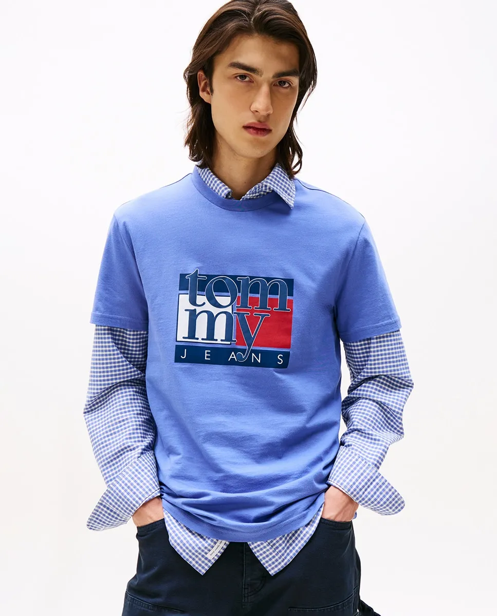 Мужская футболка slim fit с коротким рукавом Tommy Jeans, синий
Мужская футболка slim fit с коротким рукавом Tommy Jeans, синий