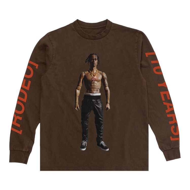 Лонгслив Cactus Jack by Travis Scott Rodeo 10 Years Action Figure Longsleeve, Brown
Лонгслив Cactus Jack by Travis Scott Rodeo 10 Years Action Figure Longsleeve, Brown