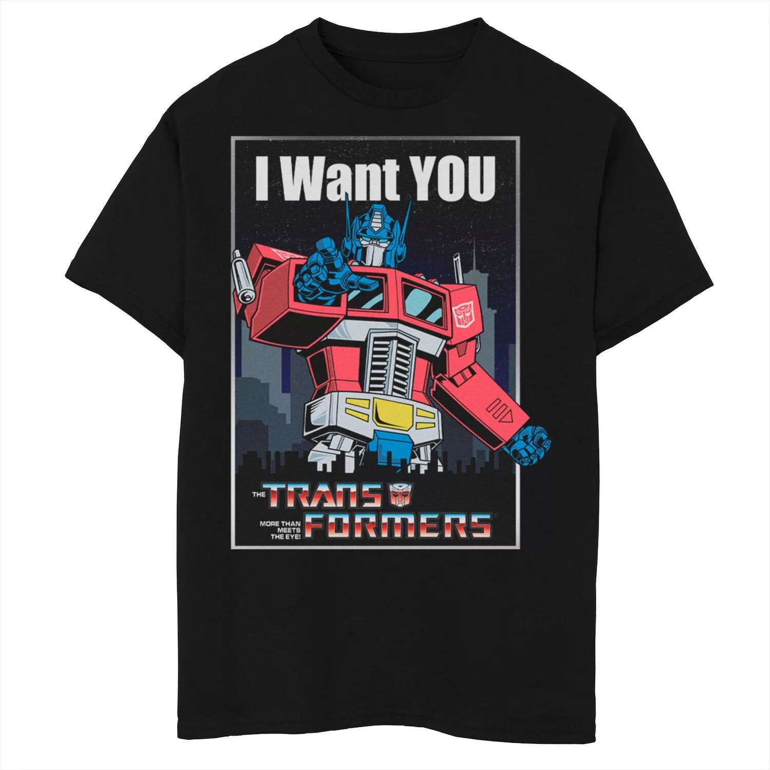 Футболка с рисунком «Трансформеры Оптимус Прайм» для мальчиков 8–20 лет «I Want You» Licensed Character
Футболка с рисунком «Трансформеры Оптимус Прайм» для мальчиков 8–20 лет «I Want You» Licensed Character