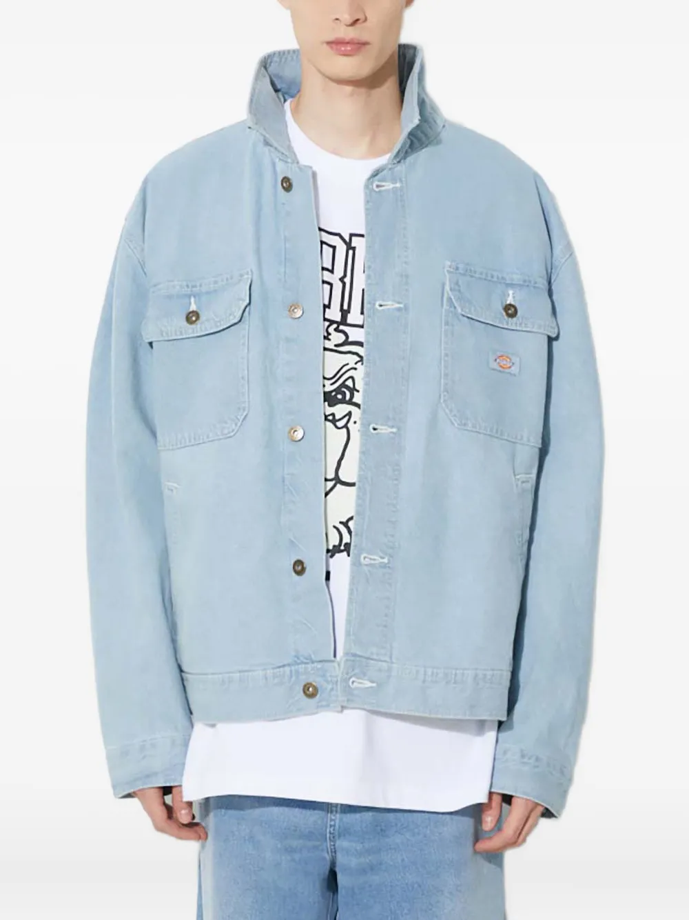 Джинсовая куртка на пуговицах Dickies, синий
Джинсовая куртка на пуговицах Dickies, синий