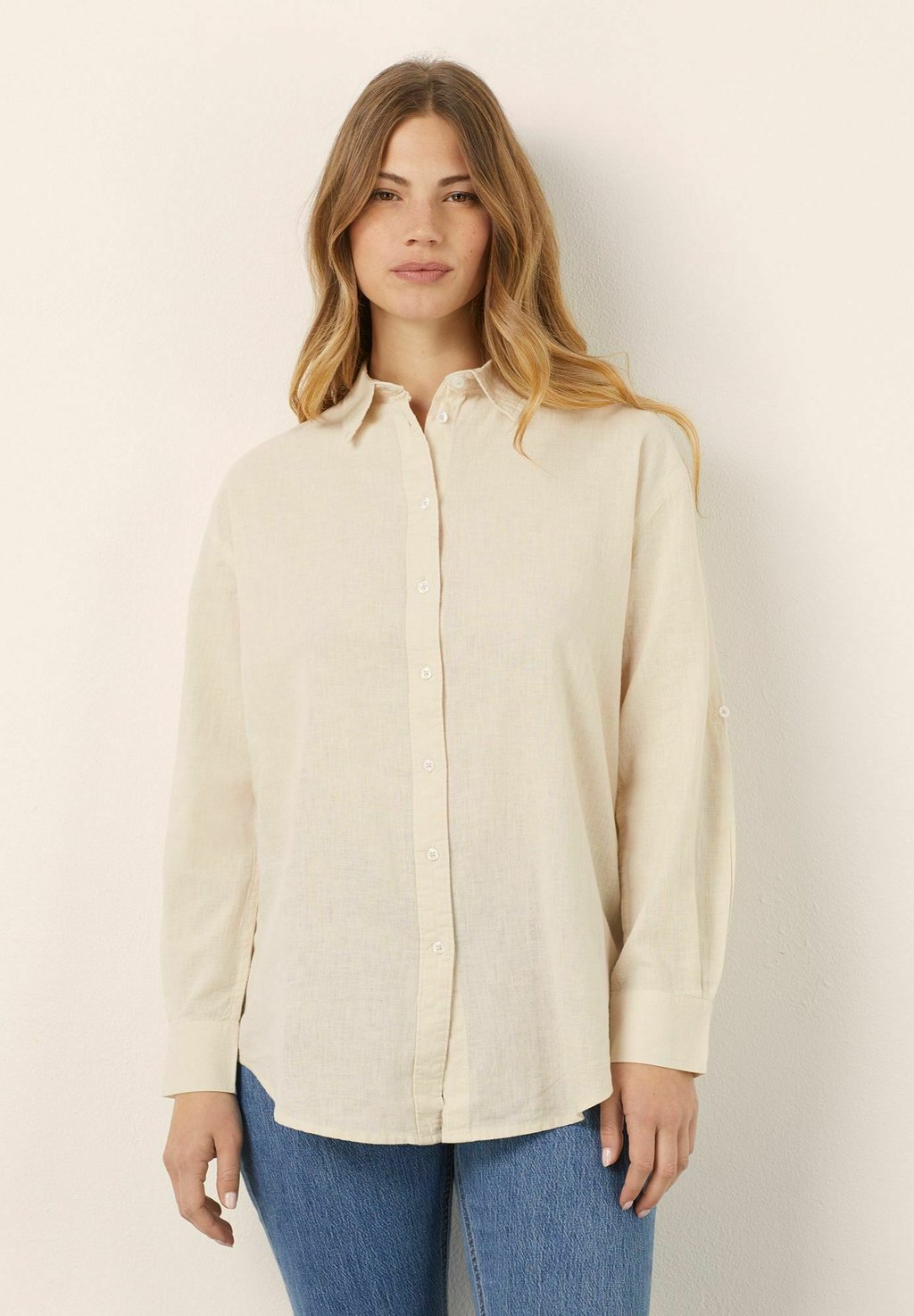 Блузка на пуговицах Yamamay, бежевый
Блузка на пуговицах Yamamay, бежевый