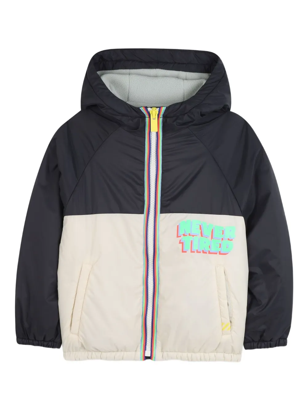 Куртка в стиле колор-блок с капюшоном Billieblush, черный