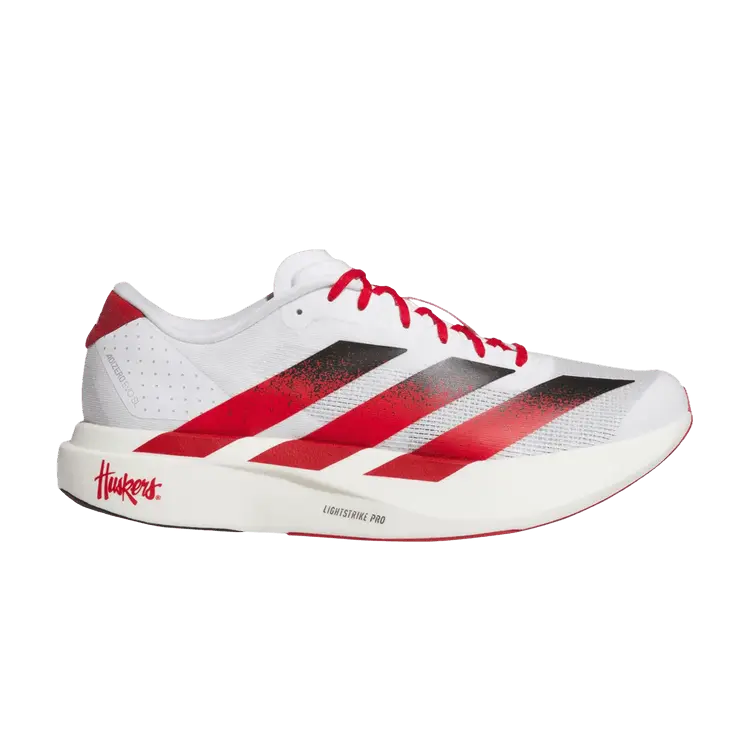 Кроссовки NCAA x Adizero Evo SL 'Nebraska Cornhuskers', белый
Кроссовки NCAA x Adizero Evo SL 'Nebraska Cornhuskers', белый