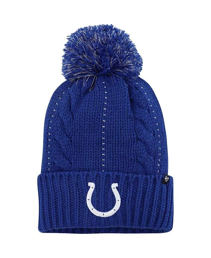 Женская вязаная шапка с манжетами и помпоном Royal Indianapolis Colts Bauble '47 '47 Brand, синий
Женская вязаная шапка с манжетами и помпоном Royal Indianapolis Colts Bauble '47 '47 Brand, синий
