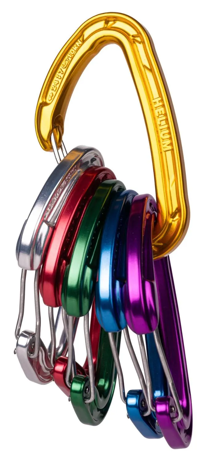 Геометрический карбиновый крючок Helium 3.0 Wiregate - Набор из 6 штук Wild Country, Multi
Геометрический карбиновый крючок Helium 3.0 Wiregate - Набор из 6 штук Wild Country, Multi