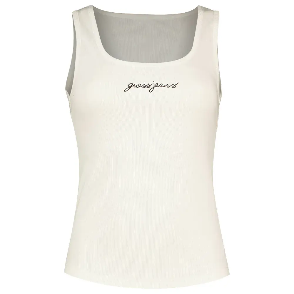 Футболка без рукавов Guess Jeans Gj Slim Rib Embro, белый
Футболка без рукавов Guess Jeans Gj Slim Rib Embro, белый