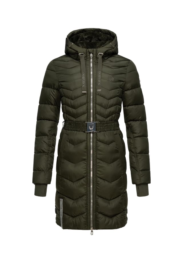 Стеганое пальто цикламен Navahoo, зеленый 
Стеганое пальто цикламен Navahoo, зеленый