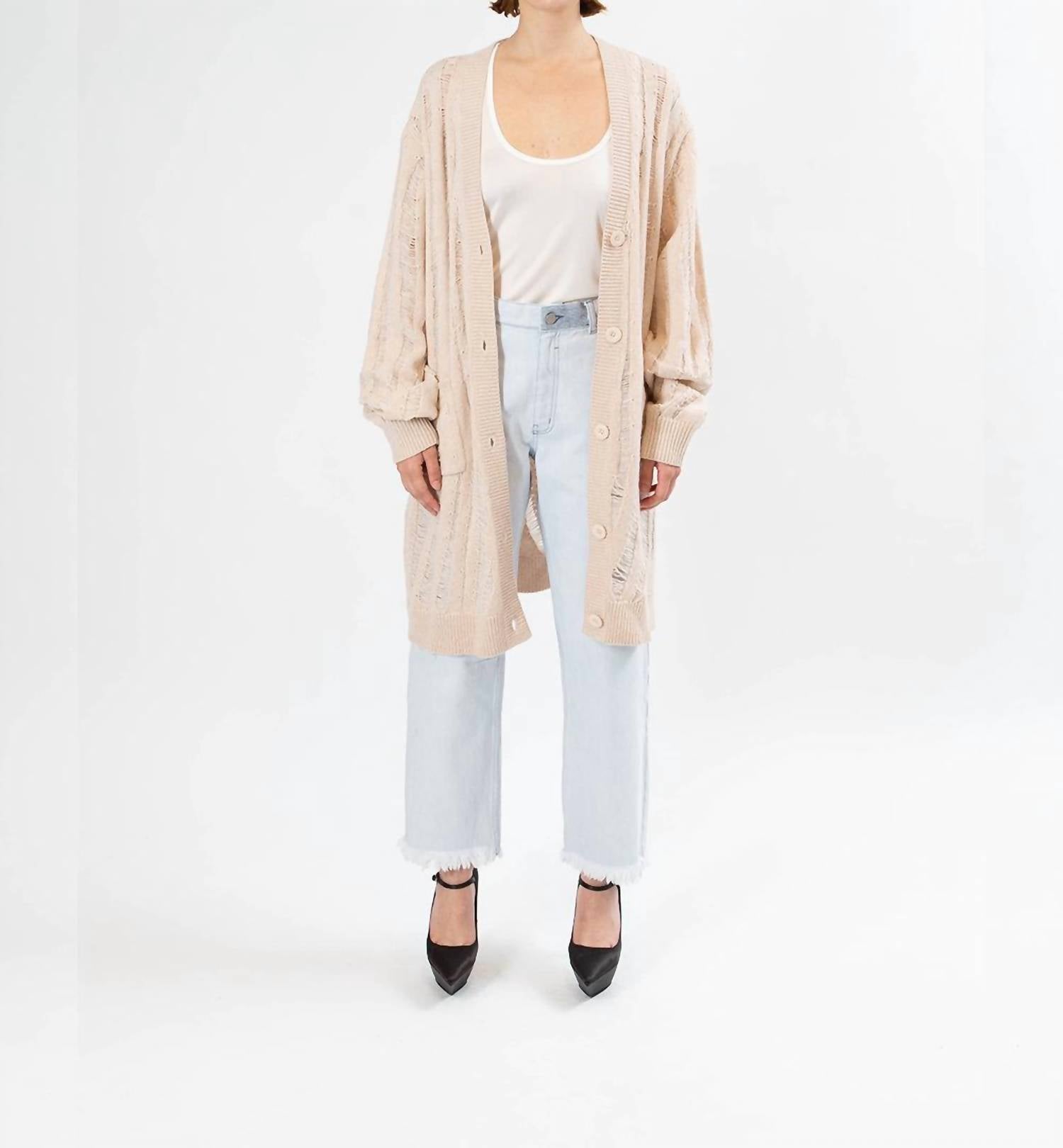 Кардиган свободного покроя с узором Sun Kiss Swirl RtA
Кардиган свободного покроя с узором Sun Kiss Swirl RtA