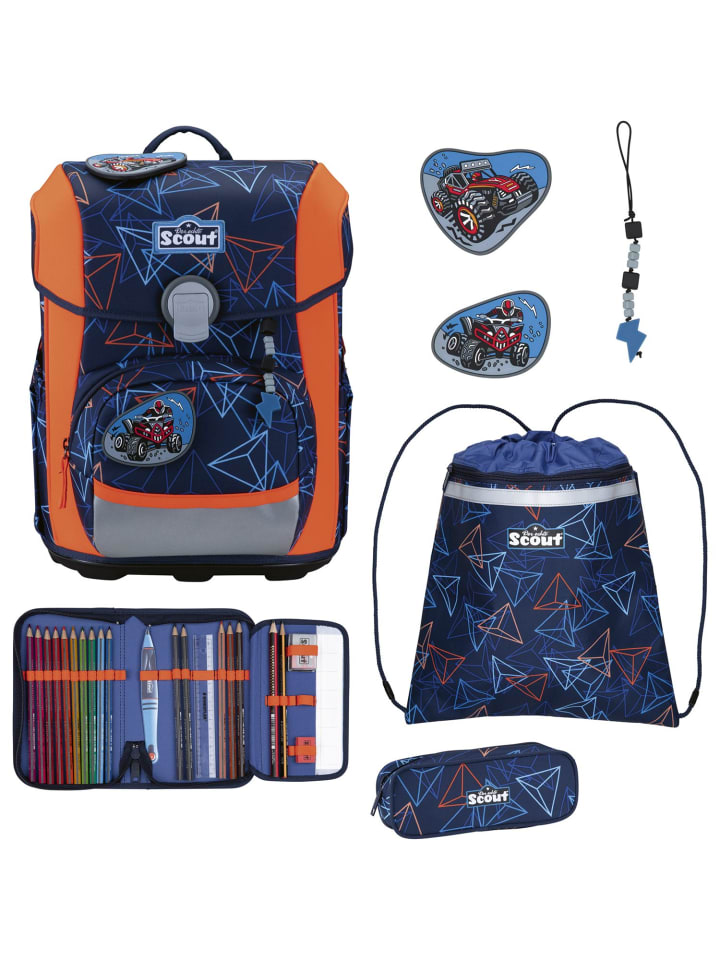 Scout Набор школьных сумок Neo, 4 предмета, Offroad, синий
Scout Набор школьных сумок Neo, 4 предмета, Offroad, синий